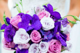 Фиолетовая свадьба — тонкости оформления праздника