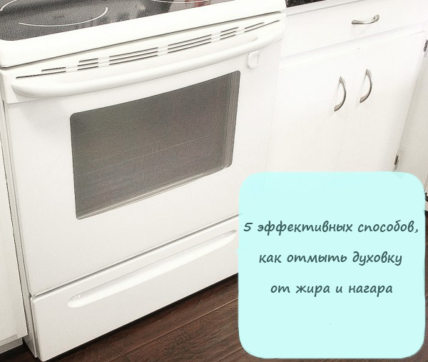 5 эффективных способов, как отмыть духовку от жира и нагара внутри