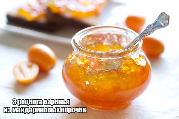 3 рецепта варенья из мандариновых и апельсиновых корок